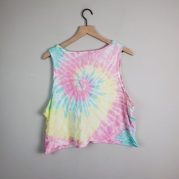 Bailey Apparel Be Happy Tie Dye Tank Top XL - Picture 5 of 5